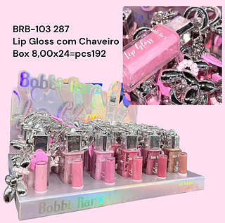 Lip Gloss com Chaveiro