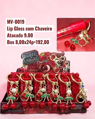 Lip Gloss com Chaveiro