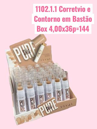 Corretvio e Contorno em Bastão(cor sortido)