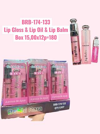 Lip Gloss & Lip Oil & Lip Balm (cor sortido)
