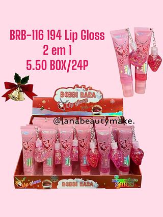 Lip Gloss 2 em 1(cor sortido)