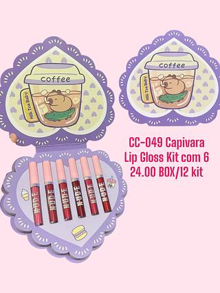 Capivara Lip Gloss Kit com 6