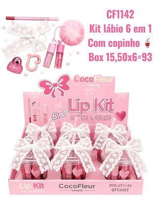 Kit lábio 6 em 1 Com copinho