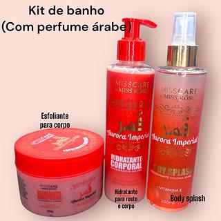 Kit de banho (Com perfume árabe)