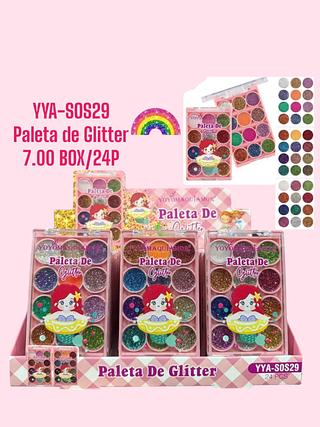 Paleta de Glitter(cor sortido)