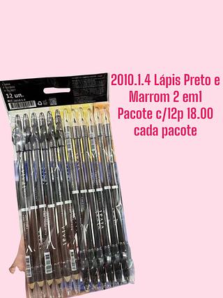 Lápis Preto e Marrom 2 eml