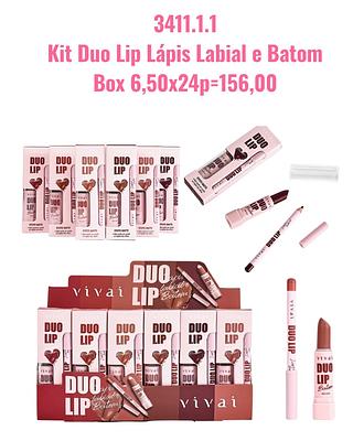 Kit Duo Lip Lápis Labial e Batom