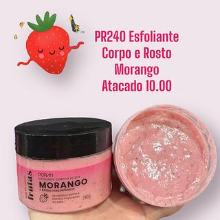 Esfoliante Corpo e Rosto Morango